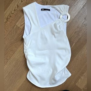 NEW Zara small white blouse